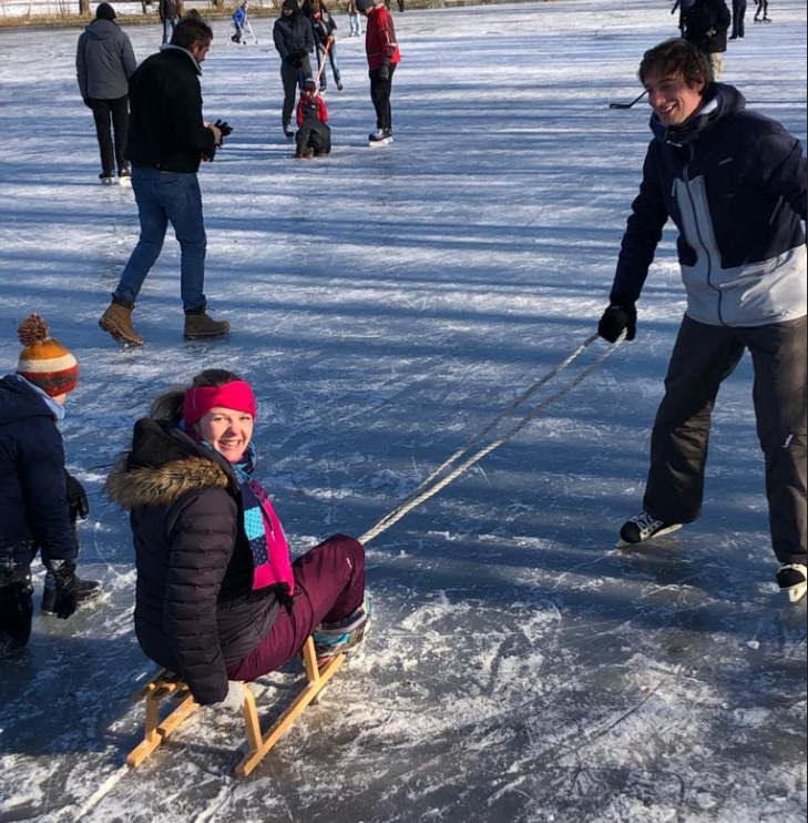 fort van liezele schaatsen sleeën